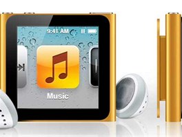 iPod Nano s jednou ikonkou na ploe umon sna ovldn, ne s pvodnmi