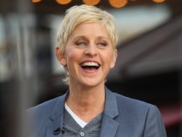 Moderátorka Ellen DeGeneresová, která ve své show pivítala u nejrznjí...