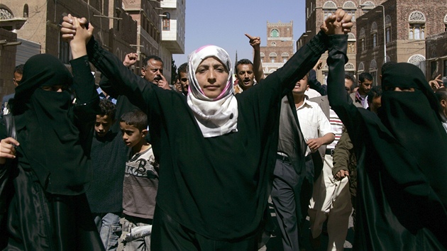 Aktivistka Tawakkul Karmanová z Jemenu