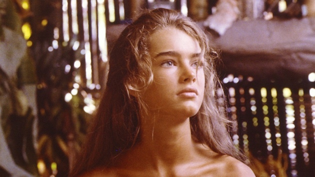 Brooke Shieldsov ve filmu Modr laguna (1980)