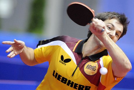 Nmecký stolní tenista Timo Boll