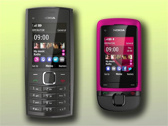 Nokia X2-05 a C2-05