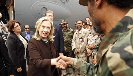 éfka americké diplomacie Hillary Clintonová na neohláené návtv Tripolisu