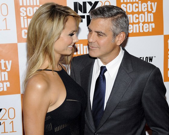 George Clooney a Stacy Keiblerov