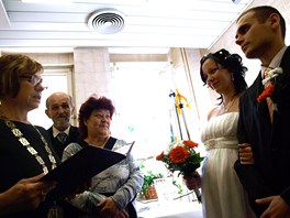 Svatební obad pímo na porodnickém oddlení Fakultní nemocnice v Olomouci 