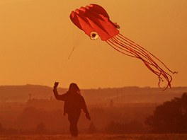 Krom tradiních drak ve tvaru letadel, pták i kosotverc se ve vzduchu