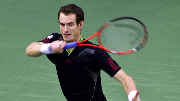 Andy Murray ve finále turnaje v anghaji.