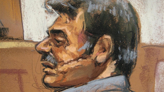 Manssor Arbabsiar ped soudem v New Yorku (11. íjna 2011)