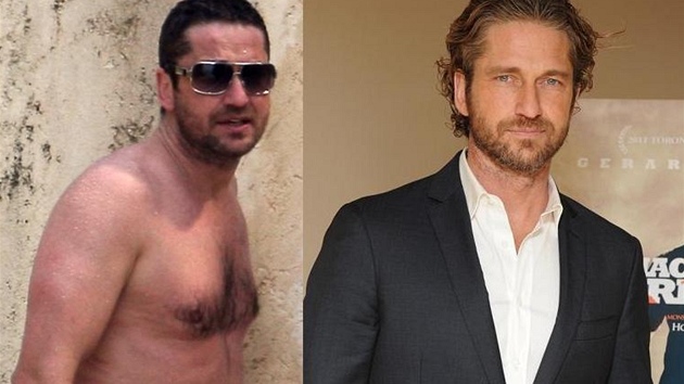 Gerard Butler se díky snímkm z pláe rozhodl radikáln zhubnout