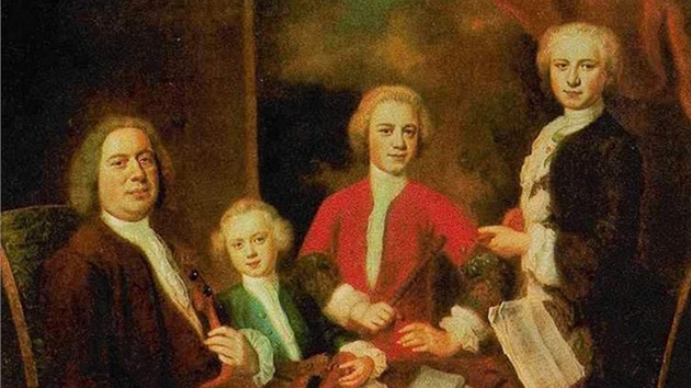 Johann Sebastian Bach s rodinou Johann Sebastian Bach s rodinou