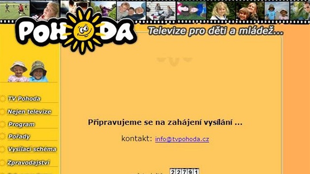 Internetové stránky TV Pohoda Internetové stránky TV Pohoda