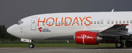 Letadlo spolenosti Holidays Czech Airlines.