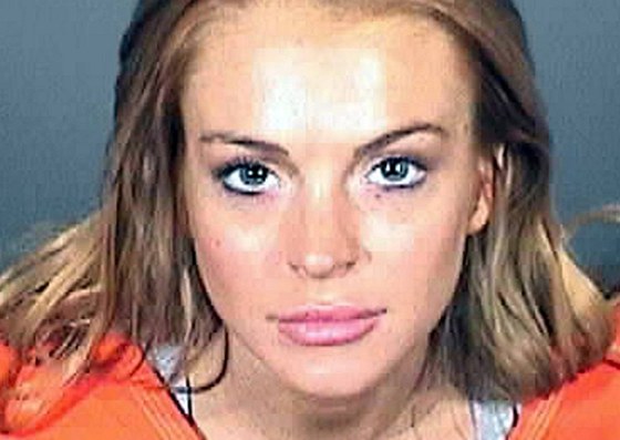 Lindsay Lohanová znovu nastoupila do vzení (záí 2010).