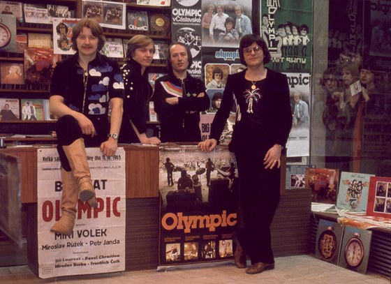 Olympic v roce 1978 (zleva Petr Hejduk, Milan Broum, Petr Janda, Miroslav Berka)
