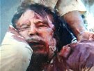 Mrtvý libyjský vdce Muammar Kaddáfí (20. íjna 2011)