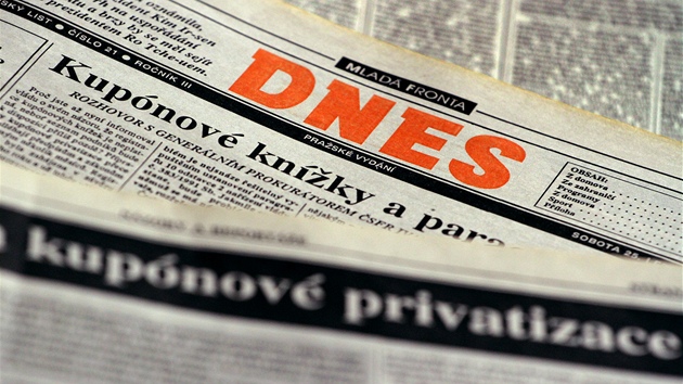 Co se psalo o kuponové privatizaci v tehdejší MF DNES. Co se psalo o kuponové privatizaci v tehdejší MF DNES.