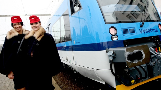 Slavnostní předání vlaku Stadler cestujícím na Vysočině. Slavnostní předání vlaku Stadler cestujícím na Vysočině.