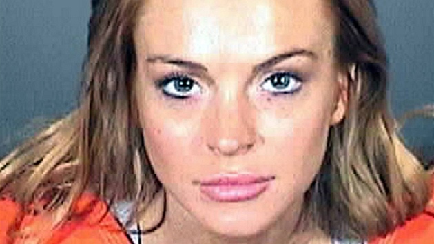 Lindsay Lohanová znovu nastoupila do vzení (záí 2010).