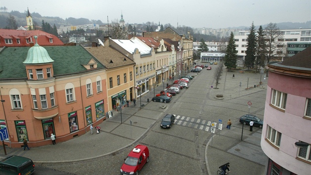 Dolní námstí ve Vsetín