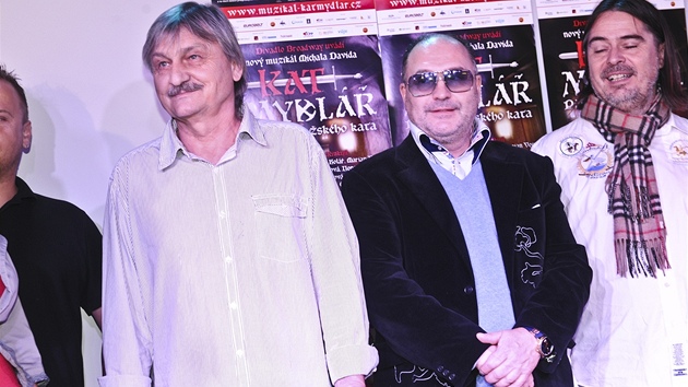 Pavel Soukup, Michal David a Oldich Lichtenberg na ktu CD k muzikálu Kat