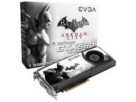 EVGA GeForce GTX 580 Superclocked Special Edition Batman: Arkham City