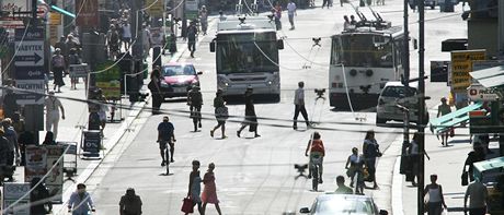 Rekonstrukce se po letech doká i pardubická tída Míru.