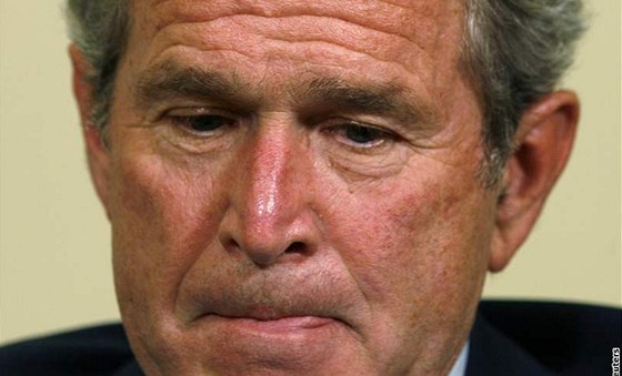 Americký prezident George Bush po oznámení, e Snmovna reprezentant