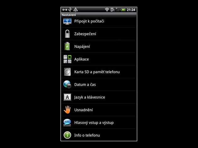 Hudebník HTC Sensation XE vetn dodávaných sluchátek