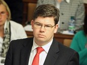 Ministr spravedlnosti Jiří Pospíšil během jednání Poslanecké sněmovny (9.
