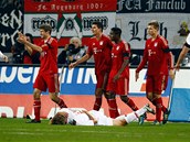 DEVT VHRA BAYERNU. Fotbalist mnichovskho velkoklubu si poradili i na