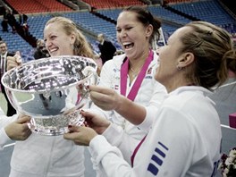 E JE KRSN? Vtzky Fed Cupu 2011 Lucie afov, Petra Kvitov, Lucie...
