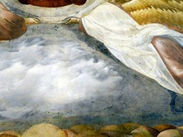 Giottova freska v bazilice sv. Frantika v Assisi (detail)