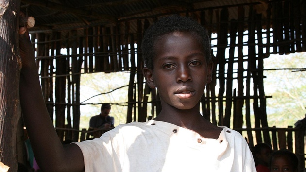 Jedenáctiletý etiopský ák Bruk