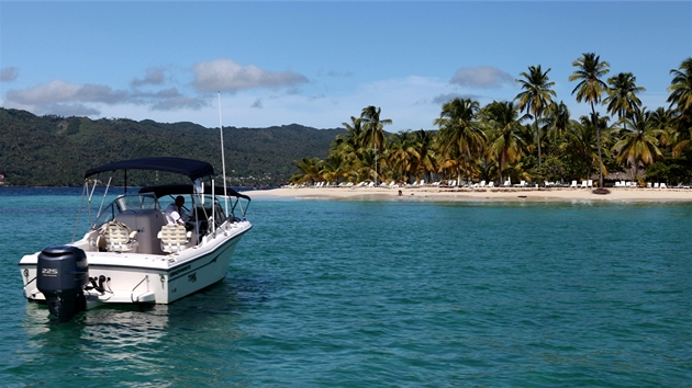 Ostrvek Cayo Levantado, Karibik jako vystien