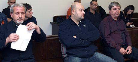 Obalovaní bývalí policisté Pavol Jana a Zdenk Vaha spolu s podnikatel