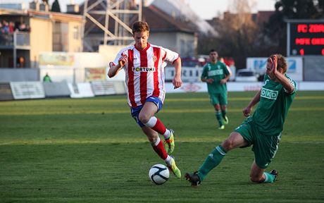 Momentka ze zápasu Zbrojovka Brno - Karviná (12. listopadu 2011)