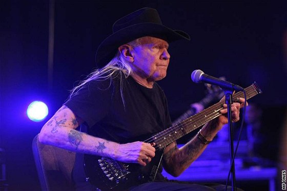 Johnny Winter na XV. roníku festivalu Blues Alive v umperku 