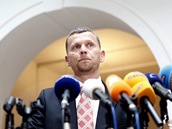 Michal Doktor oznamuje svj odchod z ODS (16. listopadu 2011)