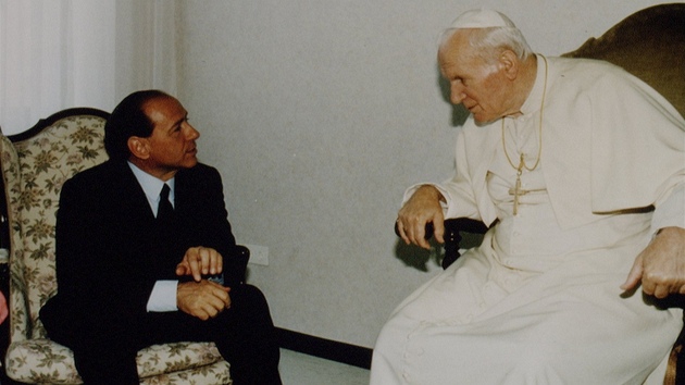 Silvio Berlusconi u papee Jana Pavla II. 