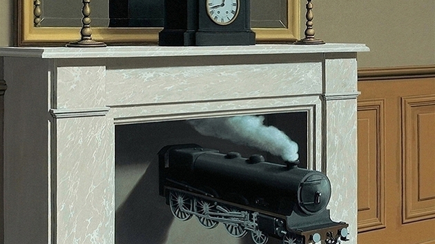 Magrittv Poutní z roku 1966 se stal ústedním motivem vídeské výstavy v Albertin.
