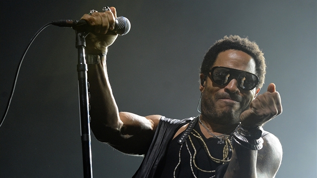 Lenny Kravitz se sice dojal pi pebírání ádu za umní a literaturu. Radost mu oividn udlala ale i pítomnost hereky Clotilde Courau.