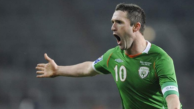 Irsko a radost: Robbie Keane dal práv gól