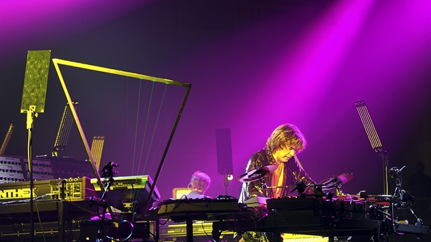 Jean-Michel Jarre vystoupil 12. listopadu 2011 v Brn