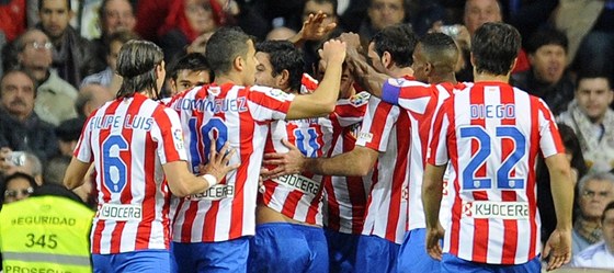 FAVORIT. Atlético Madrid bude proti Plzni favoritem, ale do utkání nenasadí spoustu hvzd. Ani opvovaného útoníka Radamela Falcaa.