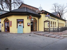 Vimpersk restaurace Stadion, kde v sobotu dolo k incidentu mezi pznivci
