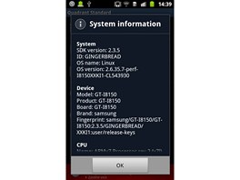 Samsung Galaxy W (i8150) displej