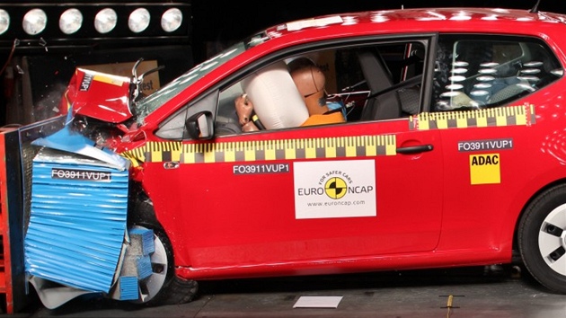 Crash test Volkswagenu Up!