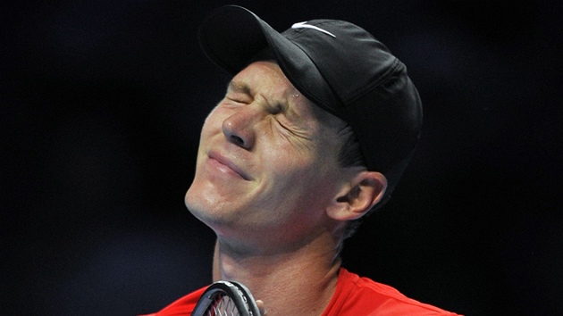 NEVYLO TO. Tomá Berdych prohrál na Turnaji mistr s Novakem Djokoviem, by