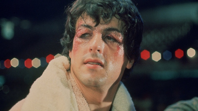 Sylvester Stallone jako Rocky Balboa ve filmu Rocky (1976)