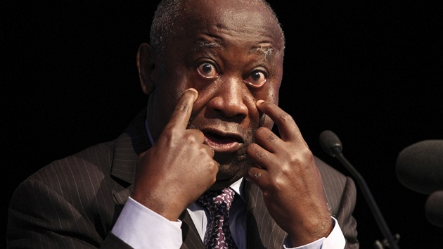 Nkdej prezident Pobe slonoviny Laurent Gbagbo na archivnm snmku